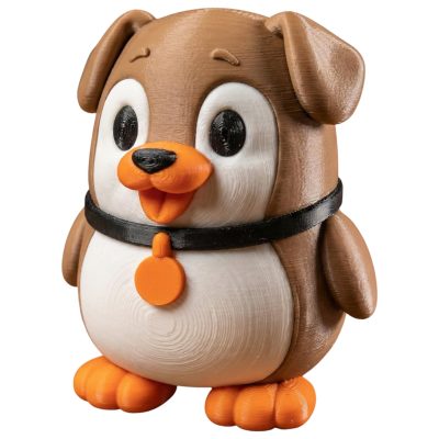 Happy Puppy Penguin Figurine – Adorable Dog-Penguin Hybrid Collectible Desk Decor – Cute Animal Shelf Display for Home or Office – Gift for Dog & Penguin Lovers