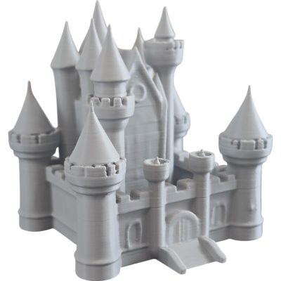 Castle & Keep Miniature – Fantasy Fortress Model for Tabletop RPG Terrain, Dioramas & Medieval Displays – 3D Printed in Canada — 3D Printed Collectible by 3DCentral