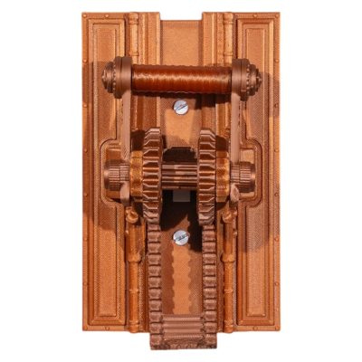 The Right Lever Light Switch Cover – Steampunk Gear Wall Plate – Industrial-Style Light Switch Accent – 3D Printed in Canada — 3D Printed Collectible by 3DCentral