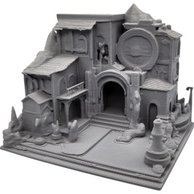 Marketplace Miniature – Fantasy Market Building Terrain with Stalls & Archway for Tabletop RPGs, Dioramas & Scenery Displays – 3D Printed in Canada — 3D Printed Collectible by 3DCentral