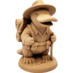 Platypus Trader Figurine with Backpack and Hat