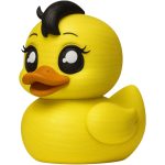 Kawaii Duck Figurine with Big Eyes & Curled Hair – Cute Chibi Duck for Desk, Shelf or Gift Display