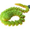 Articulated Bush Viper Figurine – Poseable Snake-Inspired Fantasy Creature for Display, Posing & DIY Painting – 3D Printed in Canada — 3D Printed Collectible by 3DCentral