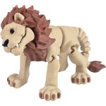 Articulated Savannah Lion Figurine