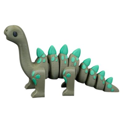 Articulated Diplodocus Companion – Moveable Fidget Dinosaur Figurine for Desk or Shelf Display, Collectible Kinetic Model for Teens & Adults – 3D Printed in Canada — 3D Printed Collectible by 3DCentral