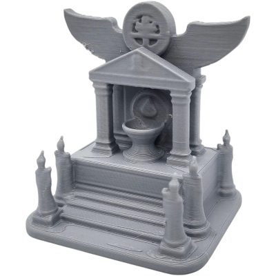 Sun God Altar Miniature – Fantasy Temple Ritual Terrain for Tabletop RPGs, Dioramas & Sacred Encounter Maps – 3D Printed in Canada — 3D Printed Collectible by 3DCentral
