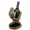 Naja’s Embrace Wine Bottle Holder – Striking Cobra Snake Sculpture for Home Bar, Kitchen or Shelf Display – Unique Serpent Décor Accent – 3D Printed in Canada — 3D Printed Collectible by 3DCentral