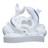 Pisces Zodiac Fish Heart Sculpture – Elegant Astrological Figurine for Home or Office Décor, Gift for Horoscope Lovers – 3D Printed in Canada — 3D Printed Collectible by 3DCentral