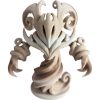 Lesser Air Elemental Figurine – Swirling Wind Creature Miniature for RPG Encounters – Paintable Storm Spirit – 3D Printed in Canada — 3D Printed Collectible by 3DCentral