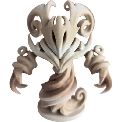 Lesser Air Elemental Figurine – Swirling Wind Creature Miniature for RPG Encounters – Paintable Storm Spirit – 3D Printed in Canada — 3D Printed Collectible by 3DCentral