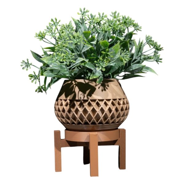Geometric Indoor Planter with Stand