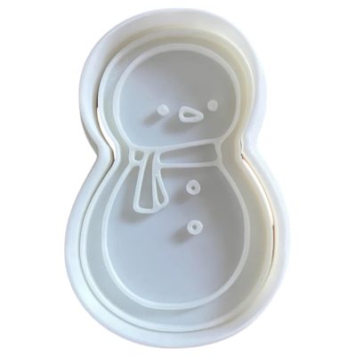 Christmas Snowman Cookie Cutter Set (3" 4" 5") – Winter Character Cookie & Fondant Mold – 3D Printed in Canada — 3D Printed Collectible by 3DCentral