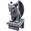 Wall-Mount Seated Gargoyle Figurine – Gothic Fantasy Decor for Indoors or Outdoors – Architectural Monster Sculpture with Winged Detail – 3D Printed in Canada — 3D Printed Collectible by 3DCentral