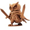 The Fighter Owl Figurine – Dual-Sword Fantasy Owl Warrior with Tactical Belt – Owls & Dragons Collection – Paintable Display Miniature – 3D Printed in Canada — 3D Printed Collectible by 3DCentral