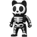 Halloween Skeleton Cat Figurine – Cute Spooky Costume Collectible