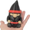 Ninja Gnome Figurine – Stealthy Desk Companion for Gamers, Collectors & Office Decor – Funny Black & Red Miniature Ninja Statue – Collectible-Friendly Shelf Accent – 3D Printed in Canada — 3D Printed Collectible by 3DCentral