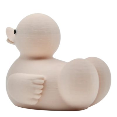 Peaches Duck Figurine – Funny Dashboard & Desk Décor – Quirky Collectible – 3D Printed in Canada — 3D Printed Collectible by 3DCentral