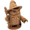 The Summoner Owl Figurine – Fantasy Owl Mage with Hat, Staff & Casting Pose – Owls & Dragons Collection – Paintable Display Miniature – 3D Printed in Canada — 3D Printed Collectible by 3DCentral
