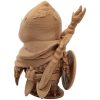 The Squire Owl Figurine – Fantasy Owl Miniature with Shield & Cloak – Adorable Knight-in-Training for Painting or Display – 3D Printed in Canada — 3D Printed Collectible by 3DCentral