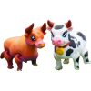 Articulated Cow & Bull Figurine 2-Pack – Flexible Farm Animal Collectibles with Poseable Joints – Fun Desk Decorations or Display Models – 3D Printed in Canada — 3D Printed Collectible by 3DCentral