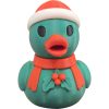 Mistletoe Duck Figurine – Santa Hat & Scarf – Christmas Desk Decoration or Holiday Collectible – 3D Printed in Canada — 3D Printed Collectible by 3DCentral