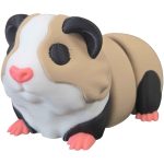 Cute Articulated Guinea Pig Figurine