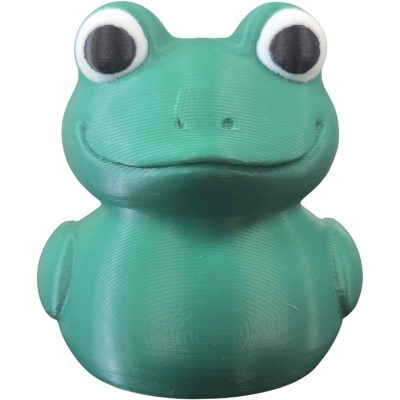 Frog Duck Figurine – Funny Amphibian-Themed Collectible Duck for Shelf Display, Desk Decor & Novelty Gifting – 3D Printed in Canada — 3D Printed Collectible by 3DCentral