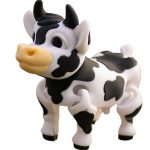 Articulated Cow Collectible Figurine – Poseable Moo Cow