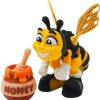 Cute Honey Bee Figurine with Honey Pot – Articulated Posable Desk Buddy & Desk Figurine for Teens & Adults – Print-in-Place, No Supports Needed – 3D Printed in Canada — 3D Printed Collectible by 3DCentral