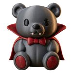 Vampire Teddy Bear Figurine