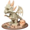 Dracoween Collection: Bone Wing – Spooky Undead Dragon Figurine with Skull & Bone Base – Gothic Fantasy Halloween Collectible – 3D Printed in Canada — 3D Printed Collectible by 3DCentral
