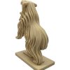 Stylized Standing Polar Bear Statue on Base – Carved Arctic Wildlife Figurine – DIY Paintable Decorative Sculpture – 3D Printed in Canada — 3D Printed Collectible by 3DCentral