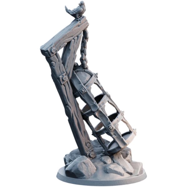 Medieval Hanging Cage Terrain Miniature
