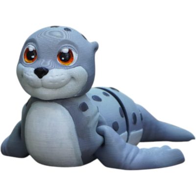 Articulated Sea Lion Figurine – Cute Poseable Marine Animal Collectible with Flexible Joints – Fun Ocean-Inspired Desk Decoration – 3D Printed in Canada — 3D Printed Collectible by 3DCentral
