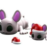 Articulated Bunny Rabbit Figurine