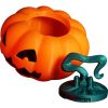 Interchangeable Face Jack-O'-Lantern Pumpkin Box – Halloween Decoration with Swappable Eyes & Mouth – 3D Printed in Canada — 3D Printed Collectible by 3DCentral