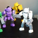 Ion Blaster Mecha – DIY Poseable Robot Model Kit for Collectors & Dioramas, Snap-Fit Assembly with Dual Cannons – 3D Printed in Canada