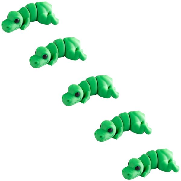 5-Pack Mini Baby Zou T-Rex Figurines – Cute Dinosaur Collectibles