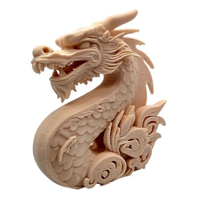 Majestic Cloud Dragon Figurine – Mythical Serpent Statue for Desk, Shelf or Altar Décor – Intricately Detailed Fantasy Creature for Collectors & Fans – 3D Printed in Canada — 3D Printed Collectible by 3DCentral