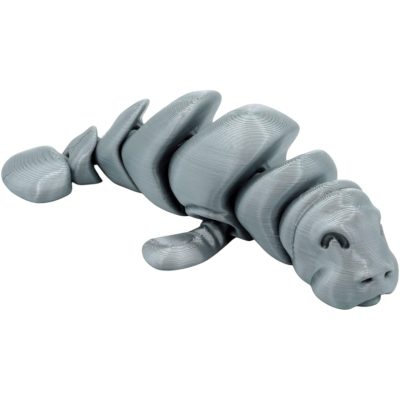 Articulated Manatee Figurine – Poseable Desk Companion & Fidget Collectible for Teens & Adults – 3D Printed in Canada — 3D Printed Collectible by 3DCentral