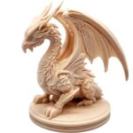 Dragon on Pedestal Figure