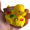 Pizza Duck Figurine – Food-Themed Desk Collectible – Funny Gift – 3D Printed in Canada — 3D Printed Collectible by 3DCentral