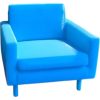 Mini Modern Armchair – Dollhouse Furniture or Display Model for Collectors – 3D Printed in Canada — 3D Printed Collectible by 3DCentral