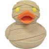 Mummy Duck Figurine – Spooky Rubber Duck Style Display Collectible with Bright Yellow Eyes – 3D Printed in Canada — 3D Printed Collectible by 3DCentral