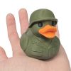 Green Army Man Duck Figurine – Military Mashup — 3D Printed Ducks by 3DCentral
