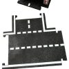 Simple Modular T-Intersection Road Tile for Hot Wheels (Set of 2) – 1:64 Scale Compatible Connector with Built-in Track Links – 3D Printed in Canada — 3D Printed Collectible by 3DCentral