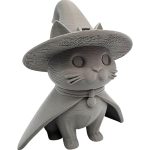 Caped Witch Cat Figurine