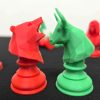 Bitcoin Crypto Chess Bulls vs Bears — 3D Printed Bears by 3DCentral