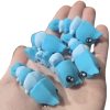 5-Pack Mini Shrimp Critters Figurines — 3D Printed Articulated Figurines by 3DCentral