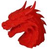 Dragon Headphone Stand – Fierce Fantasy Gaming Desk Accessory for Headset Display & Storage – Red Dragon Skull Holder for Gamers & Collectors – 3D Printed in Canada — 3D Printed Collectible by 3DCentral